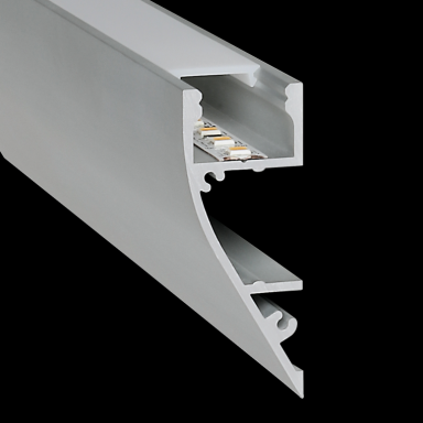 LED Wandprofil für indirekte Beleuchtung von 1A-Ledshop